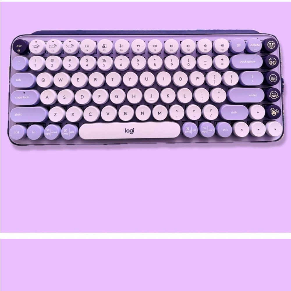 Logitech POP Keys Mechanical Wireless Keyboard with Customizable Emoji Keys